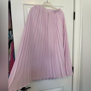 Target A New Day light pink maxi pleated skirt size M